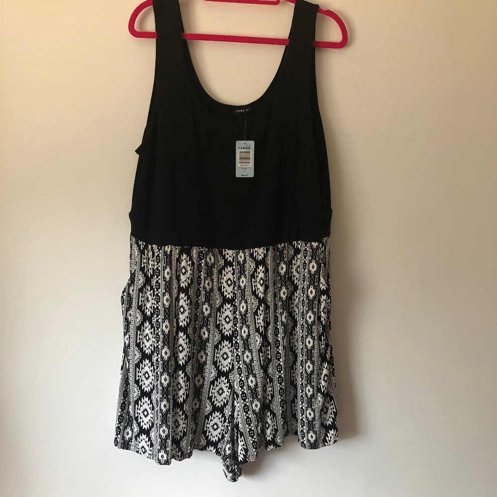 Torrid Sleeveless Shorts Romper